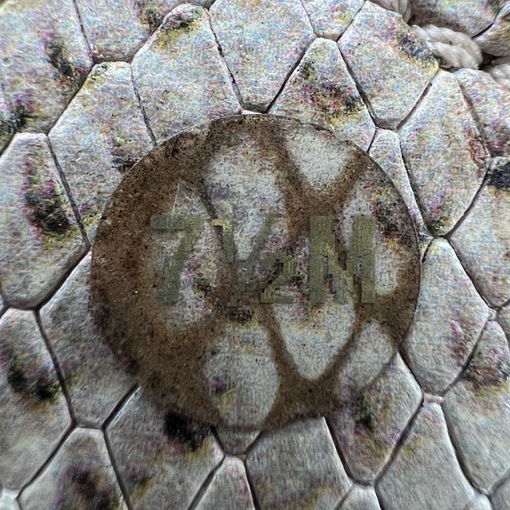 Tory Burch Tan Black Kendrick Driver Python Mocca… - image 4